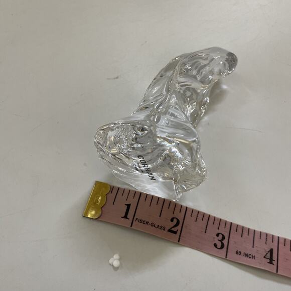 Gorham Crystal Nativity Holy Family 3 Piece Figurine Set with Original Box - Picture 9 of 14